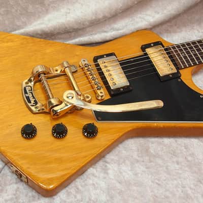 1983 Gibson Heritage Series Korina Explorer with Bigsby owned by Joe Bonamassa image 1