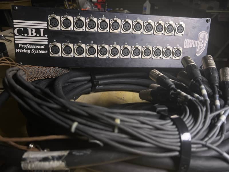 CBI Cables 24ch ISO 50 ft XLR Snake In Ear System Splitter - EarSplitter image 1