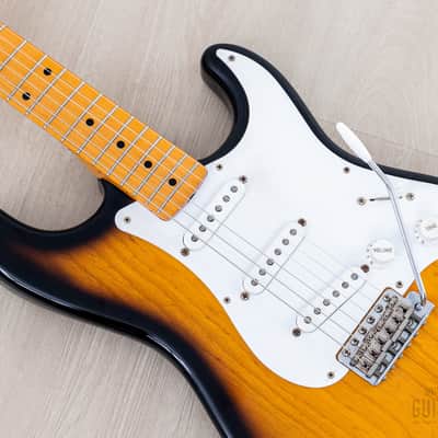 2006 Fender DiMarzio Collection ‘54 Stratocaster ST54-120DMC Sunburst Lacquer, Near-Mint w/ Tweed Case, Japan MIJ image 7
