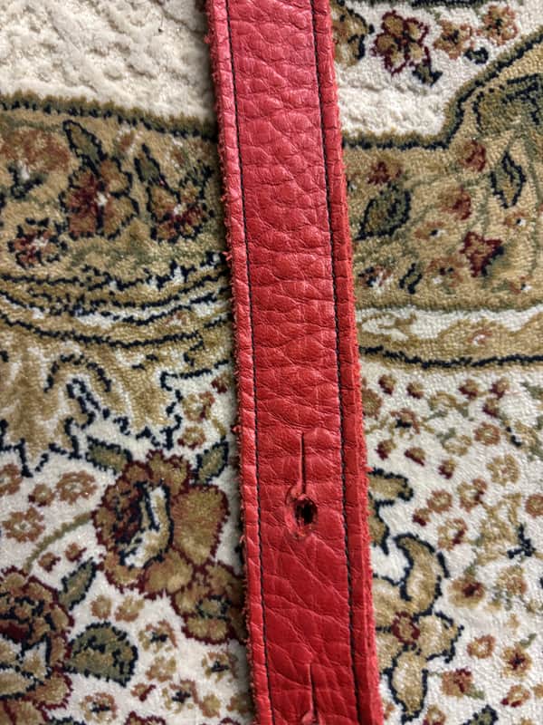Italia Straps 4-inch Wide Rossa Leather Strap (Standard Length) image 1