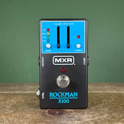 MXR MX100 Rockman X100 Analog Tone Processor 2025 - Present - Black / Blue image 2