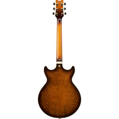 Ibanez AM93QA AM Artcore Expressionist Electric Guitar - Vintage Violin High Gloss image 3