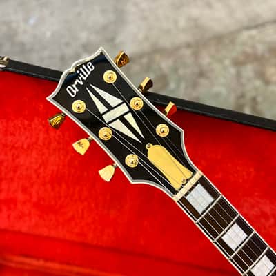 Orville by Gibson Les paul custom 1997 - Black beauty original vintage MIJ Japan fujigen image 7