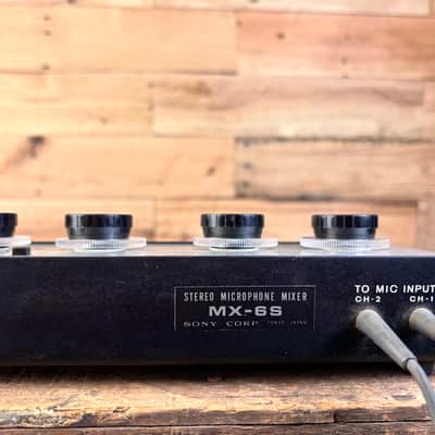 Sony MX-6S - Stereo Microphone Mixer, Vintage, Made in Japan image 7