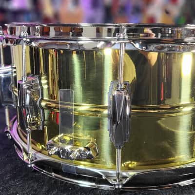 Ludwig LB403 "Super Brass" Snare Drum 6.5 x 14 in. Nickel Hardware Auth Dealer Free Shipping! image 4