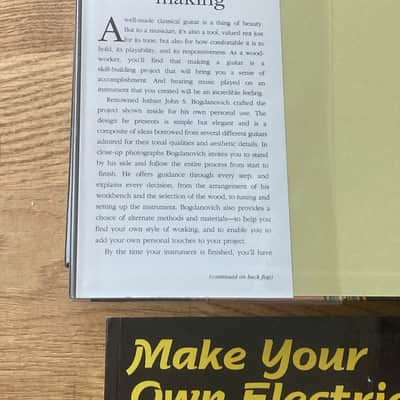 John S Bogdanovich Classical Guitar Making Luthier book image 2