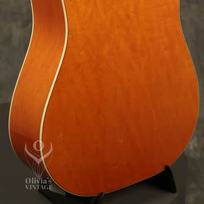 2013 Epiphone Dove Pro/Studio Dreadnought Flattop Acoustic Violin Burst image 19