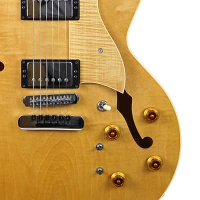 1997 Heritage H-535-VV Semi-Hollow Electric Guitar Antique Natural image 11
