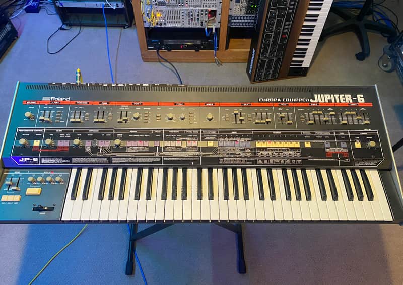 Roland Jupiter-6 w/EUROPA mod and cool panel magnets