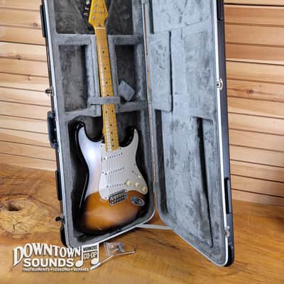 1996 MiJ Fender "FujiGen" '57 Stratocaster Reissue with RR HC, OG Fender Gig Bag, Sunburst, 8lbs 1oz image 9