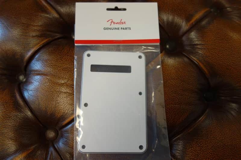 Fender Backplate Stratocaster White (W/B/W) 3-Ply image 1