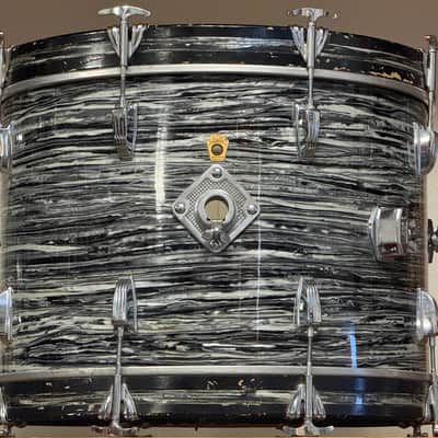 1964 Ludwig 20" Oyster Black Pearl 14x20 Bass Drum image 18