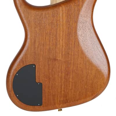 1999 Alembic Orion Fretless Bass Natural image 5