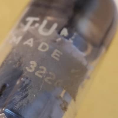 Tung-Sol Matched Pair (2) 12BH7A tNOS AT1000 TESTED Vacuum Tubes black plate 12BH7 dual triode 1950-1960 image 17