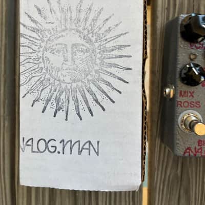 Analogman five knob Mini Bi-Comp 2010s - Silver compressor Comprossor Orange squeezer Dan Armstrong with box image 4