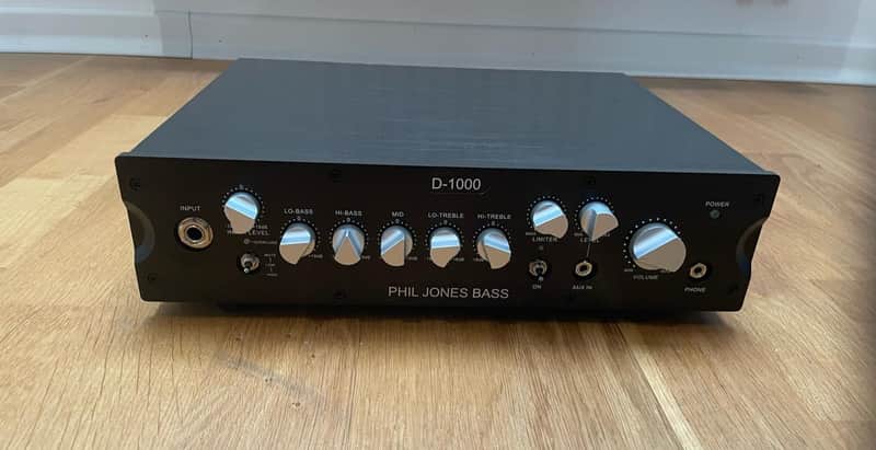 Phil Jones D-1000 Compact Bass Amp Head 2018 - Black image 1