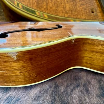 1940 Harmony H1406 Patrician Acoustic Archtop Guitar with Case image 24