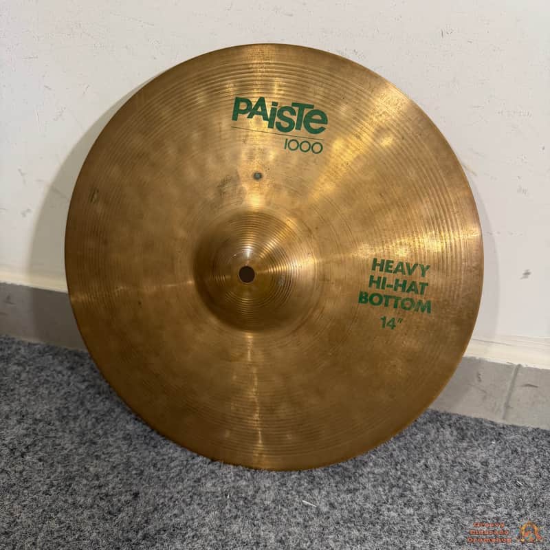 Paiste 1000 14” Heavy Hihat BOTTOM Cymbal image 1