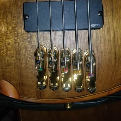Ibanez SR1200E-VNF Premium 5-String Bass Left Handed 2010s Vintage Natural Flat image 13