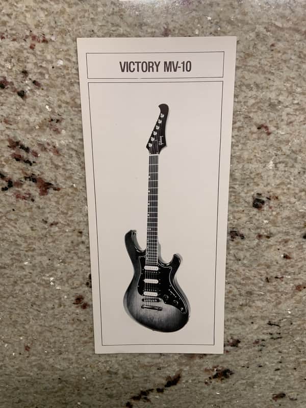 Vintage 1981 Gibson Victory MV-10 Spec Sheet! image 1
