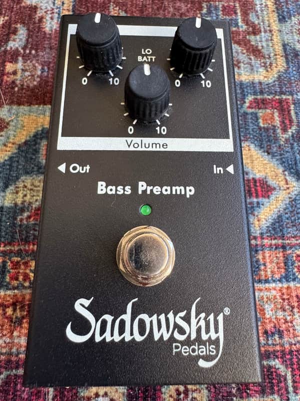 Sadowsky SBP-2 V2 Bass Preamp 2024- Present - Black image 1
