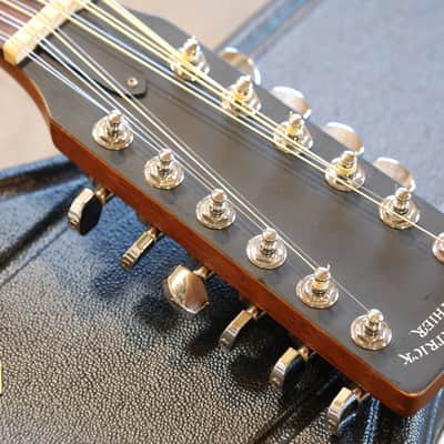 Vintage! 1980’s Simon & Patrick Luthier W.C. Natural Satin 12-String Acoustic/ Electric Guitar + Case image 11