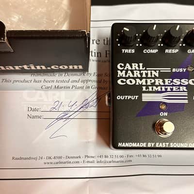 Carl Martin Compressor Limiter 2021 Black made in Denmark image 2