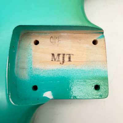 MJT Stratocaster Body Alder Relic Nitro USA Seafoam mjt5535 image 9