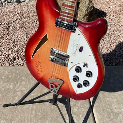 Rickenbacker 360/12CW Carl Wilson 2000 - Fireglo, Signed By Brian Wilson image 3
