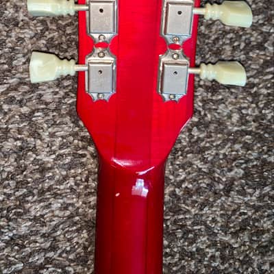 Vintage 1980 Aria pro II  Standard  les paul.copy        electric guitar    made in japan     Sunburst. image 13
