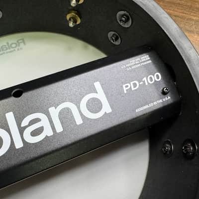 Roland PD-100 1" Single Trigger Mesh Head V-Drum Trigger Pad - Blue - ZR26077 image 6
