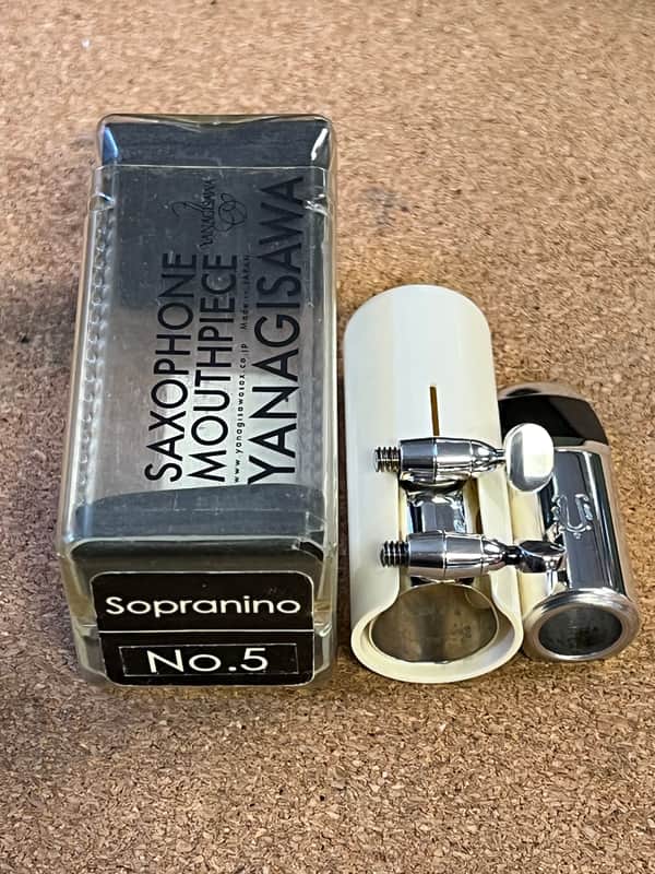 Yanagisawa No. 5 metal sopranino saxophone mouthpiece image 1