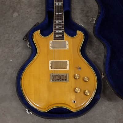 1980 Polytone Contempo G natural/blonde jazz electric guitar, Made in Japan MIJ vintage image 1