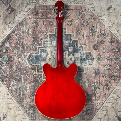 2011 Epiphone Dot LH/CH Left Handed Cherry Semi Hollowbody ES Electric Guitar W/ Hardshell Case! image 6