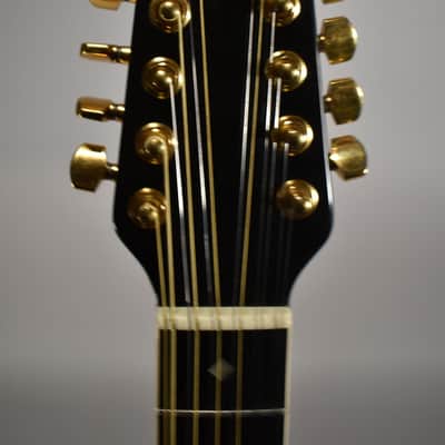 Ovation Model 1866 Legend 12-String Acoustic Electric Guitar | Black Finish W/OHSC image 6