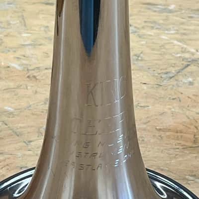 King Tempo Silver Trumpet w/Case image 3