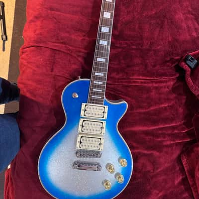 Firefly LP blue burst  2024 - Blue to silver burst image 3