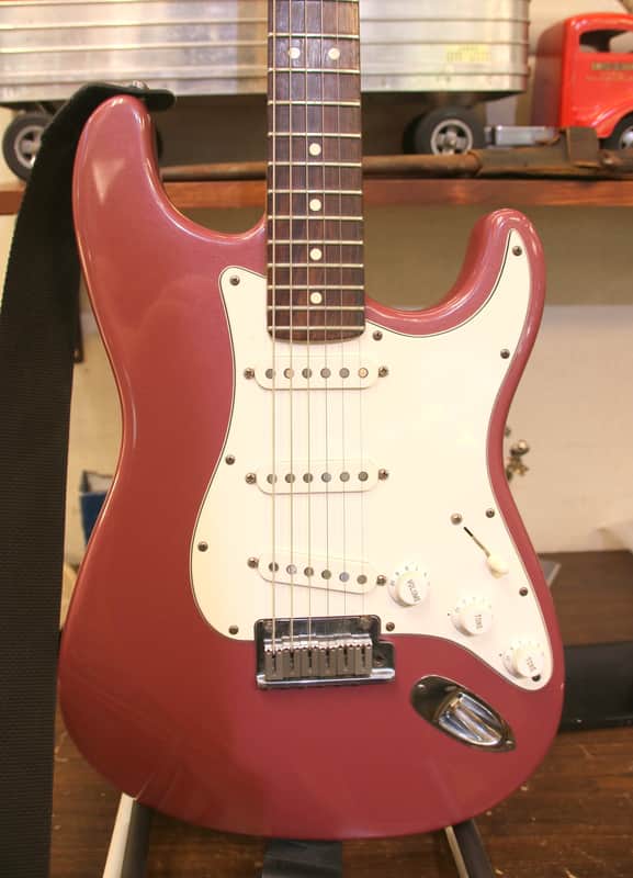 1995 Burgundy Mist Fender Limited Edition USA American Strat Stratocaster image 1