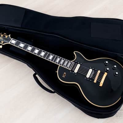 2000s Edwards by ESP E-LP-98LTC Custom Black Beauty, Ebony Nitro Lacquer w/ USA Seymour Duncans, Japan image 20
