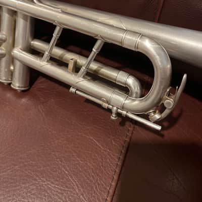 Reynolds Regent (Ohio Band Instruments) (1940s) Bb Trumpet SN 13498 (silver) (rare) image 15