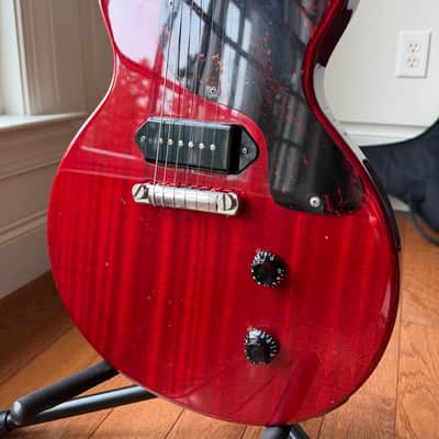 1995 Orville by Gibson Les Paul Junior Double Cut - Cherry Red image 2