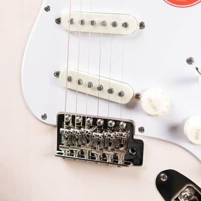 Squier Classic Vibe '50s Stratocaster Electric Guitar - White Blonde image 9
