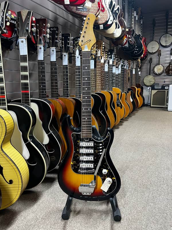 Teisco Saturn EG4-T Hertiecaster late 60s-70s Electric Guitar image 1