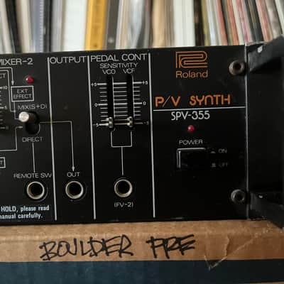 Roland SPV-355 P/V Rackmount Synthesizer 1979 -1984 - Black image 3