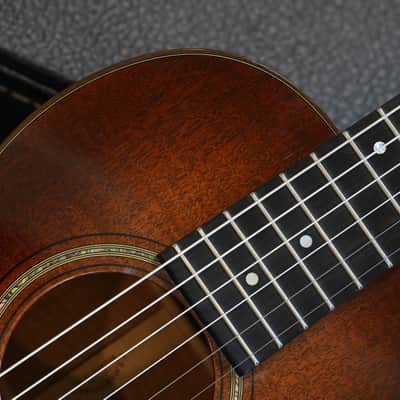 2015 Martin Custom Shop Size 5 Terz 12 Fret Flamed Mahogany Acoustic Guitar Sunburst + OHSC image 3