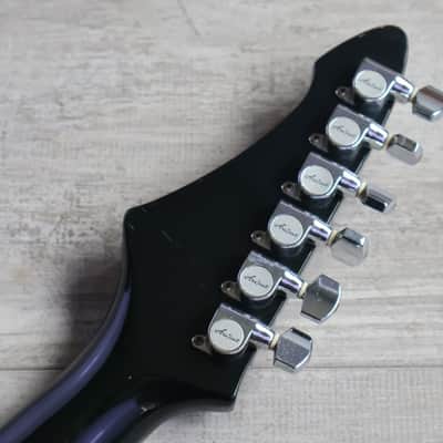 1982 Aria Pro II Japan RS INAZUMA-V (Black/Red) image 12