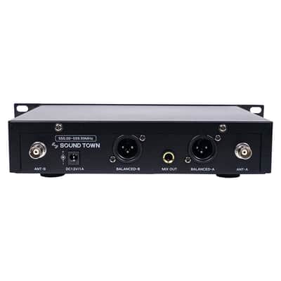 SWM22-U2 Series | Metal 40-Channel Rack Mountable UHF Wireless Microphone System with 2 Metal Handheld Wireless Microphones for Church, Business Meeting, Outdoor Wedding and Karaoke-SWM22-U2HH image 5