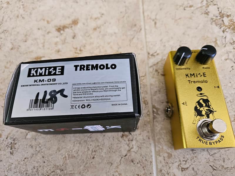 Kmise Tremolo Electric Guitar Effects Pedal Mini Single Type DC 9V True Bypass image 1