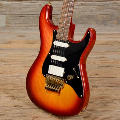 Valley Arts Guitar Custom Pro Steve Lukather Signature Fireburst USED (s306) image 2