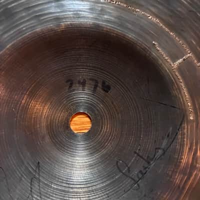Restored Istanbul Agop OM 22” Ride Cymbal - cracks - 2476 Grams image 6